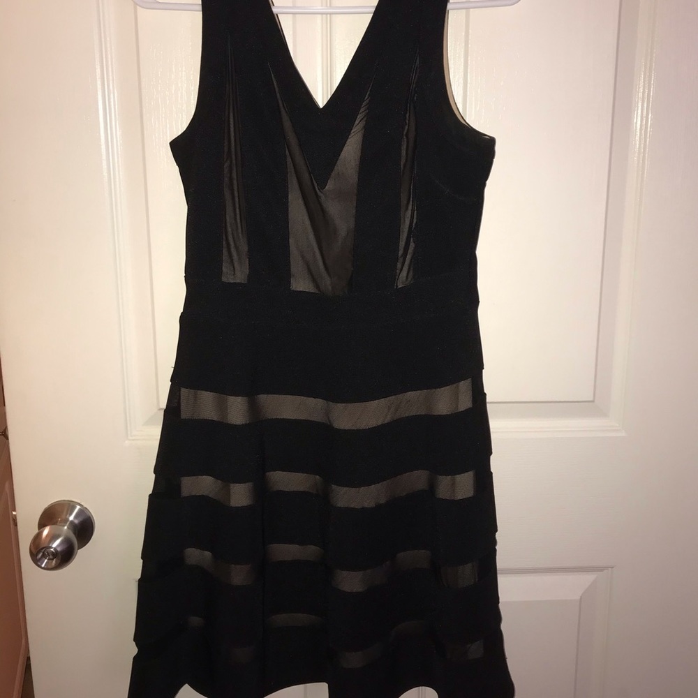 Black cocktail dress